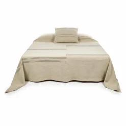 Couvre lit Moroccan Stripe - 260x240 cm | Ecru