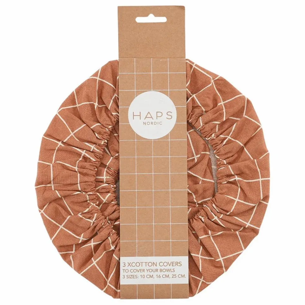 Couvre plat alimentaire Check | Terracotta