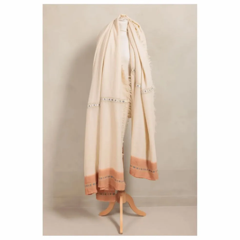 Couvre-lit en laine Sogno | Rose