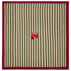 Couvre-lit Nizam Stripes | Vert