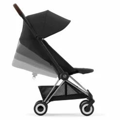 Coya - Poussette Citadine Ultra Compacte | Noir