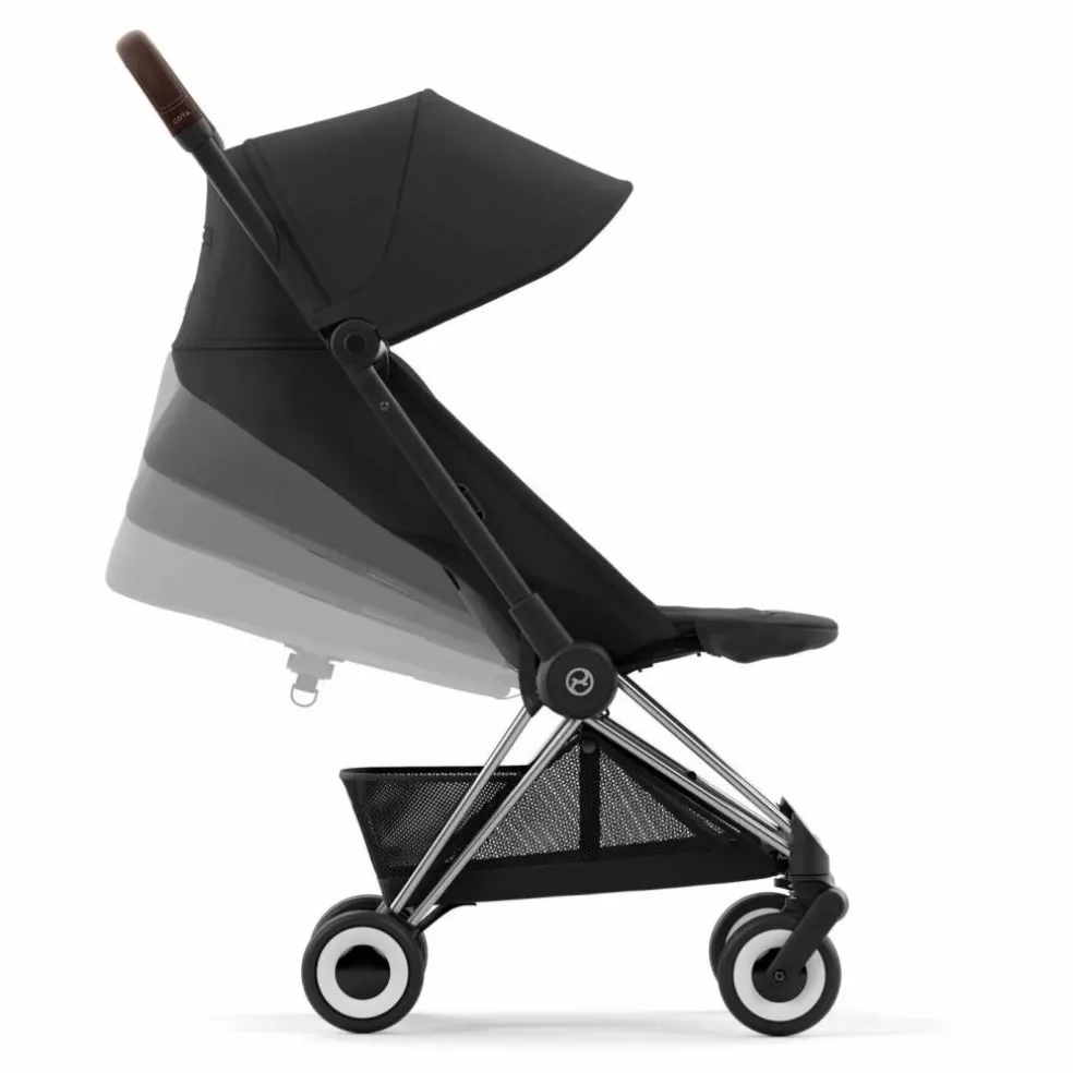 Coya - Poussette Citadine Ultra Compacte | Noir