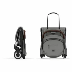 Coya - Poussette Citadine Ultra Compacte | Gris