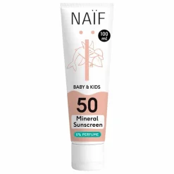 Crème solaire bébé et enfant sans parfum SPF50 - 100 ml