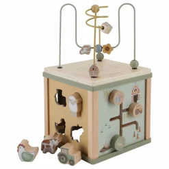 Cube d'activités en bois FSC - Little Farm