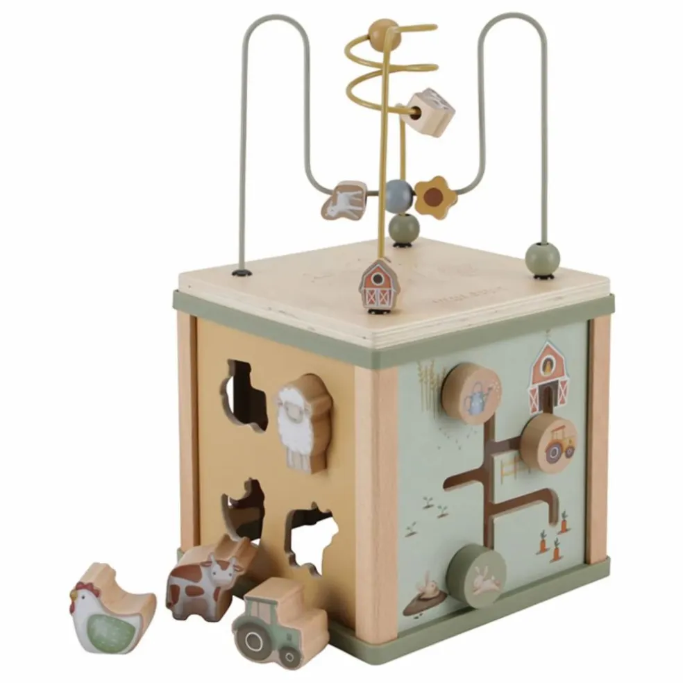 Cube d'activités en bois FSC - Little Farm