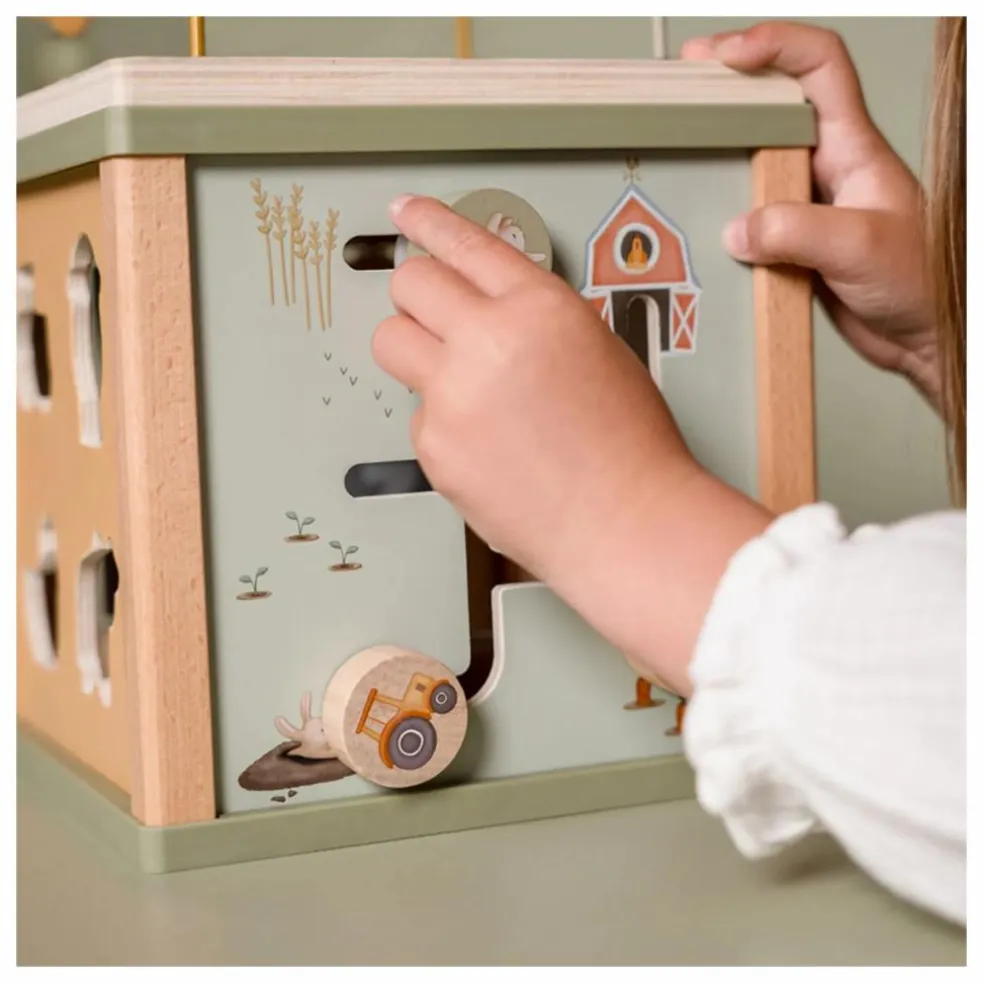 Cube d'activités en bois FSC - Little Farm