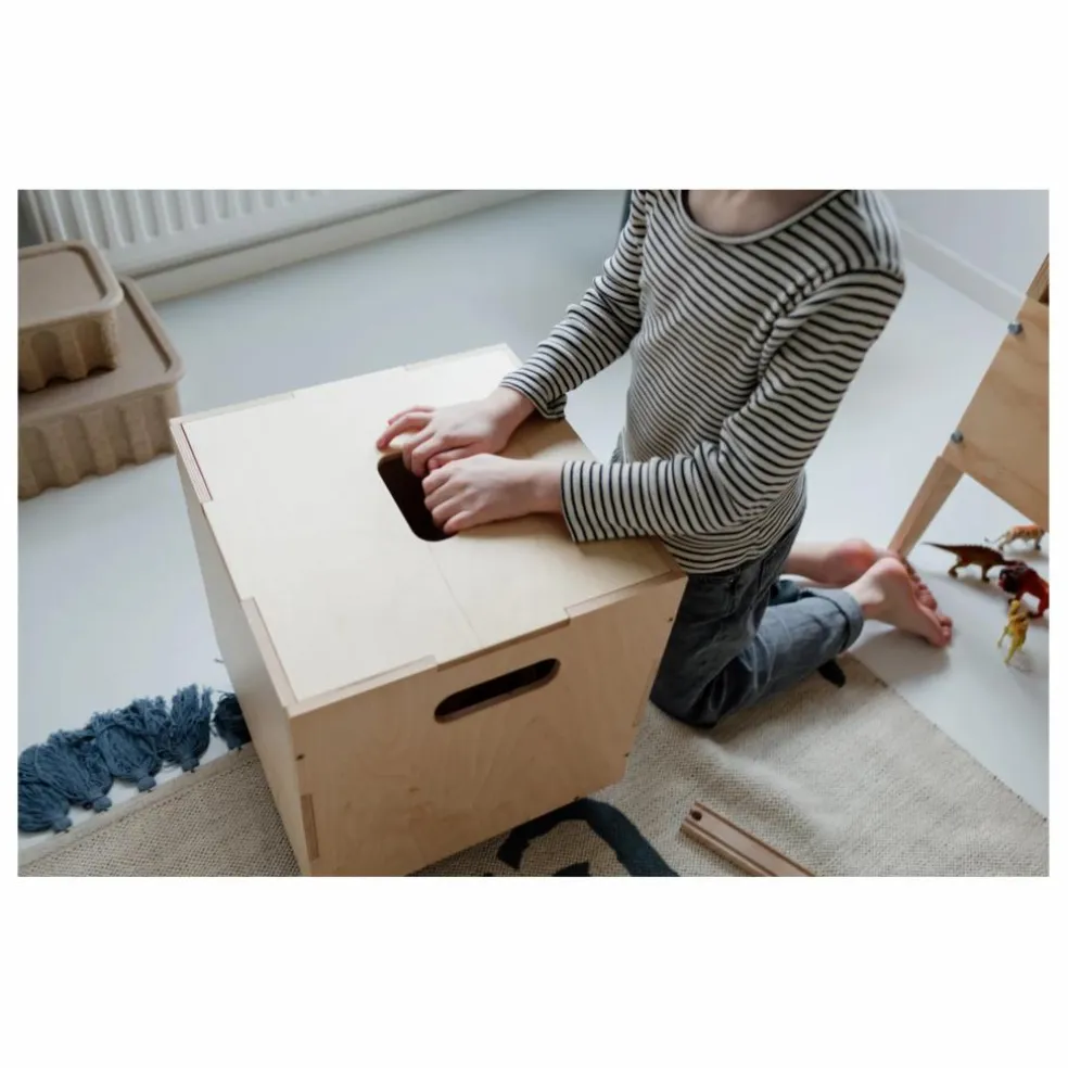 Cube de rangement | Bois clair