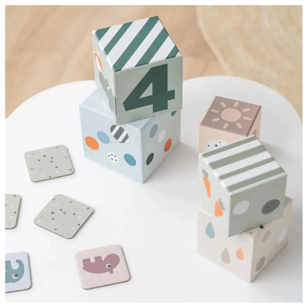 Cubes à empiler Deer Friends