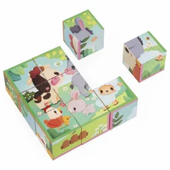 Cubes animaux de la ferme
