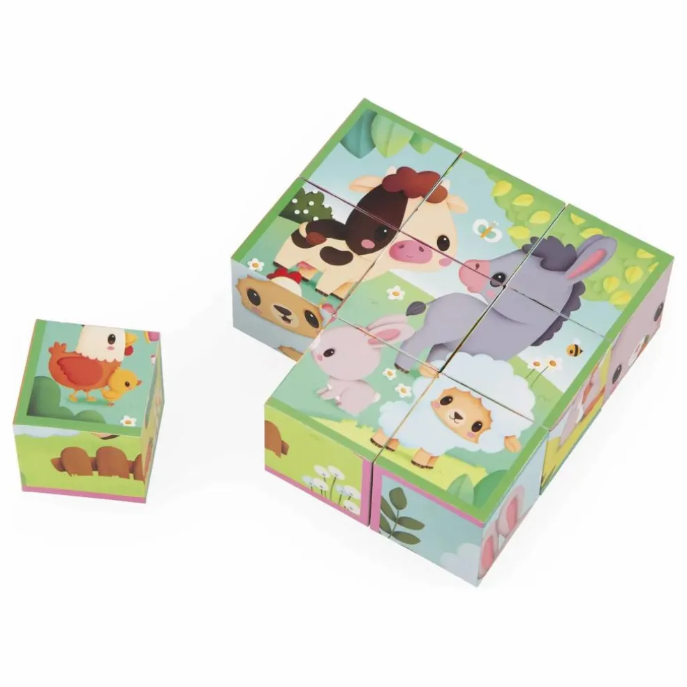 Cubes animaux de la ferme