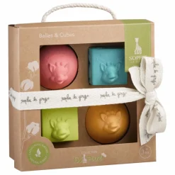 Cubes et balles Sophie la girafe - Set de 4