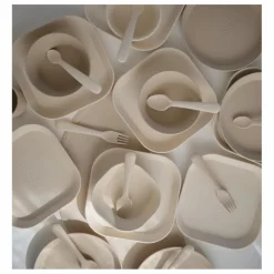 Cuillères en silicone - Set de 2 | Ivoire