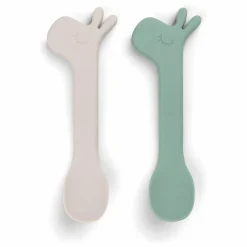 Cuillères en silicone Lalee - Set de 2 | Vert