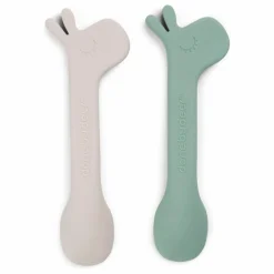 Cuillères en silicone Lalee - Set de 2 | Vert