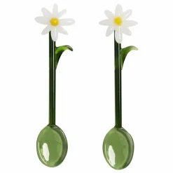 Cuillères Flora - Set de 2 | Blanc