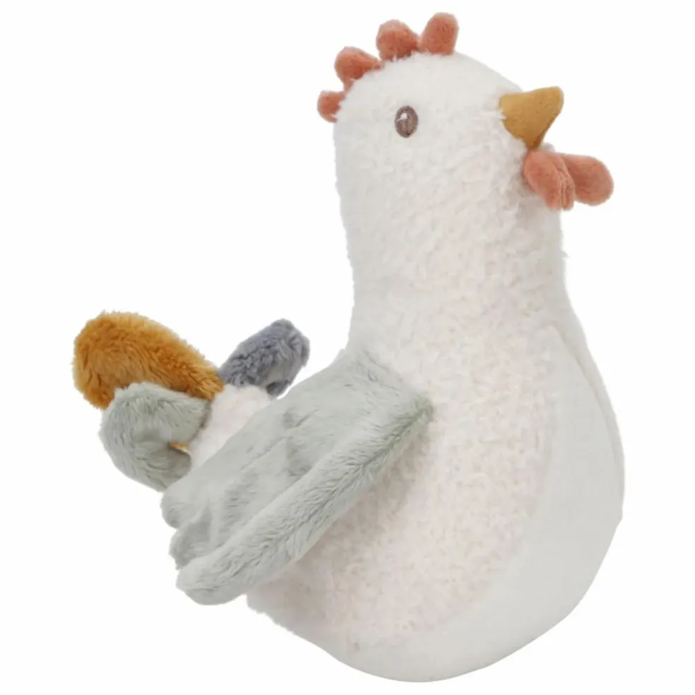 Culbuto poule - Little Farm | Blanc