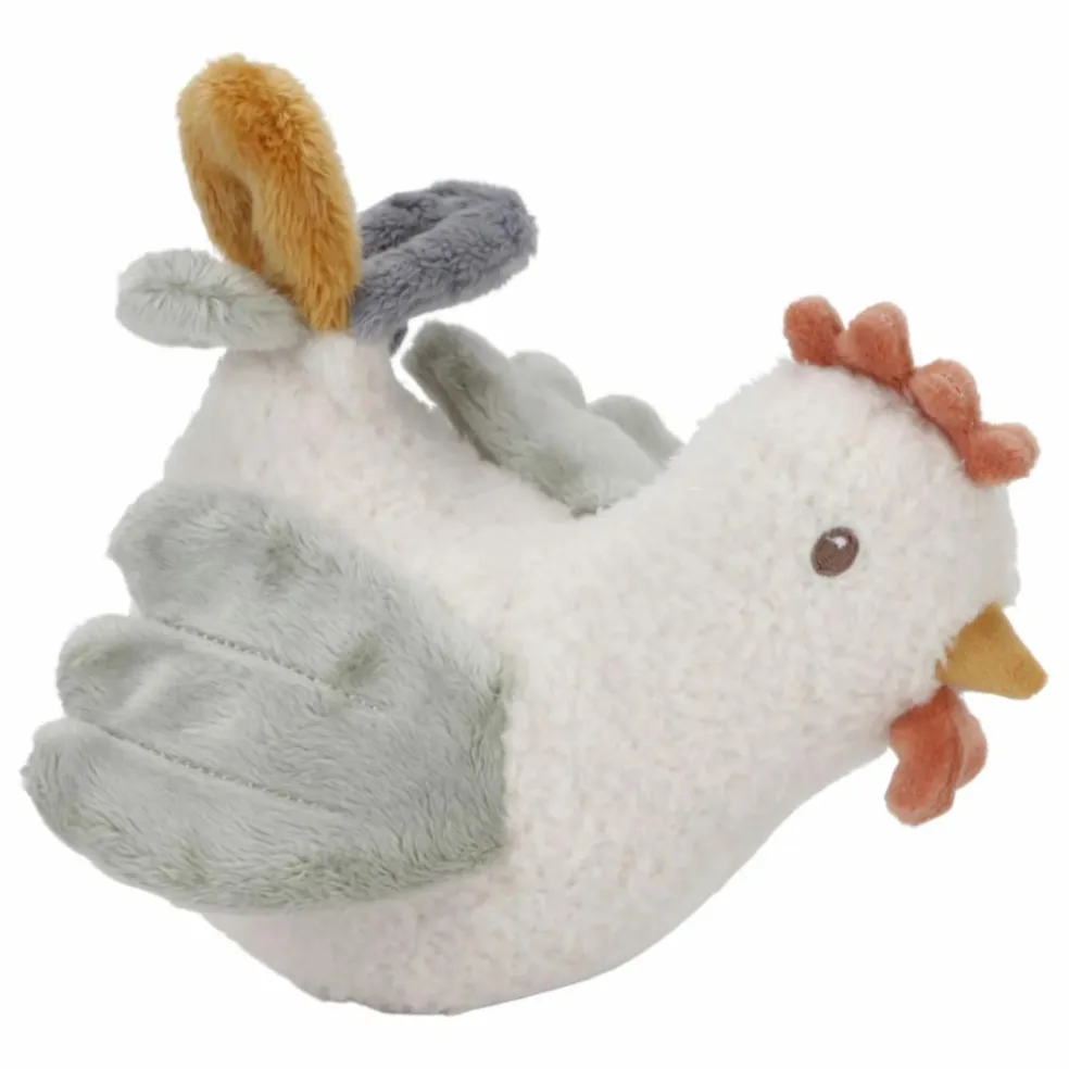 Culbuto poule - Little Farm | Blanc