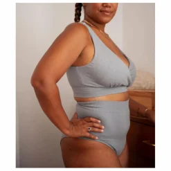 Culotte Taille Haute Everyday | Bleu gris