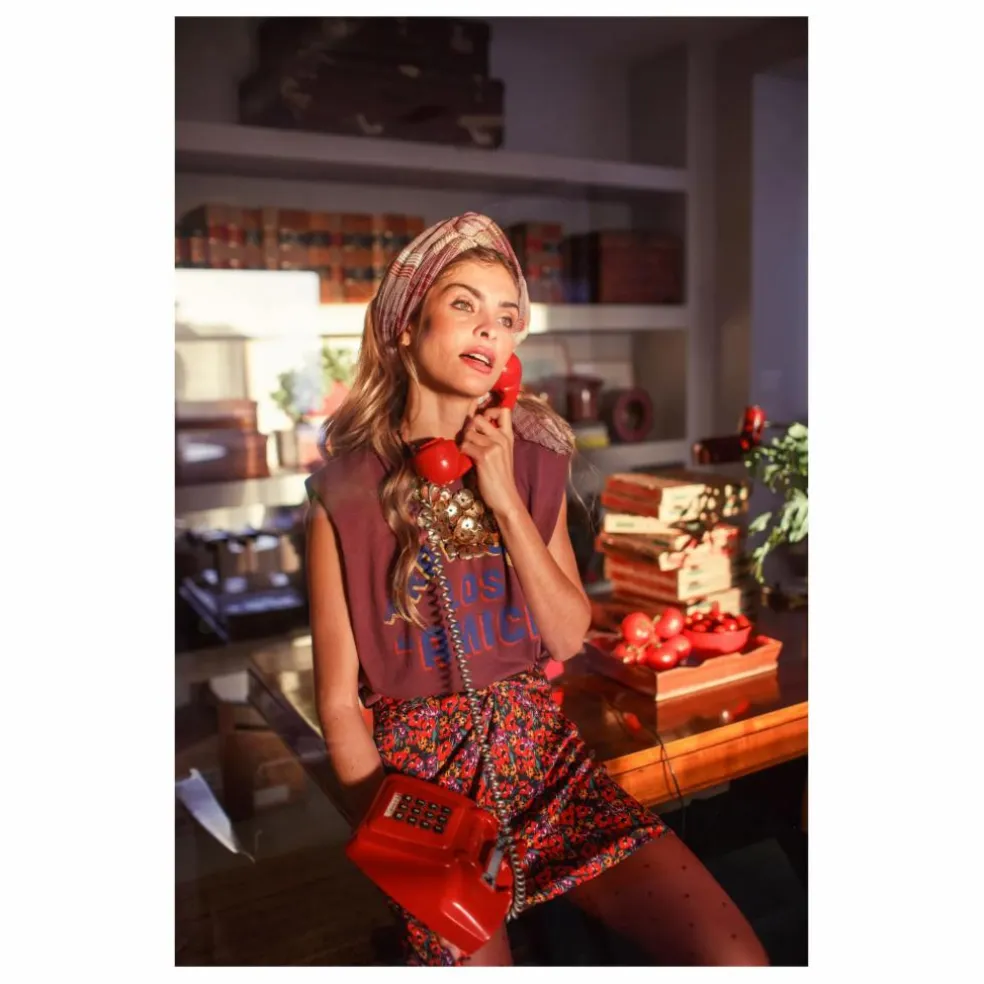 Débardeur Alicia Los Amici | Aubergine