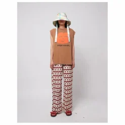 Débardeur Joyful Face Coton Bio - Collection Femme | Marron