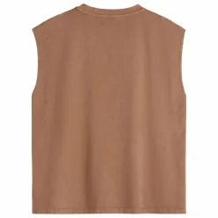 Débardeur Joyful Face Coton Bio - Collection Femme | Marron