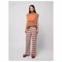 Débardeur Joyful Face Coton Bio - Collection Femme | Marron