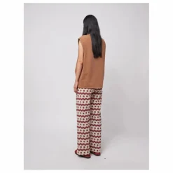 Débardeur Joyful Face Coton Bio - Collection Femme | Marron