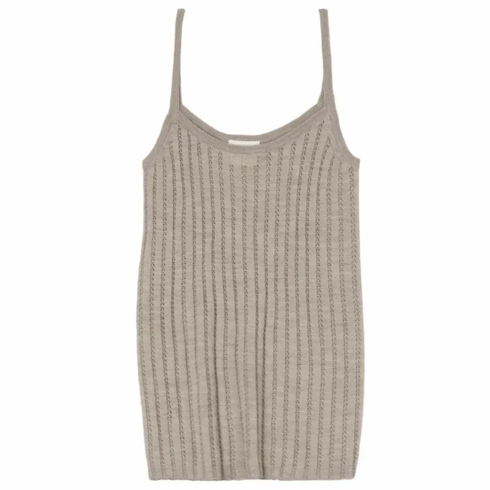 Débardeur Laine Mérinos - Collection Femme | Beige