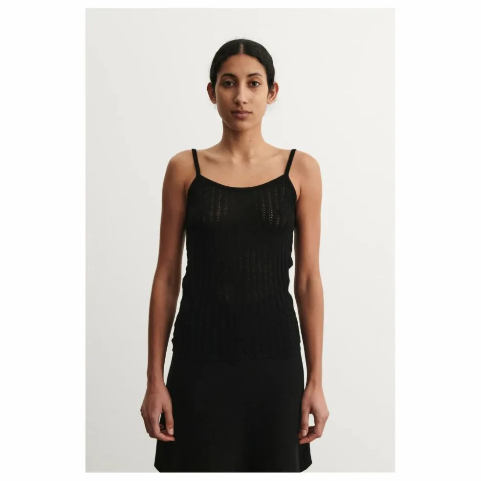 Débardeur Laine Mérinos - Collection Femme | Noir