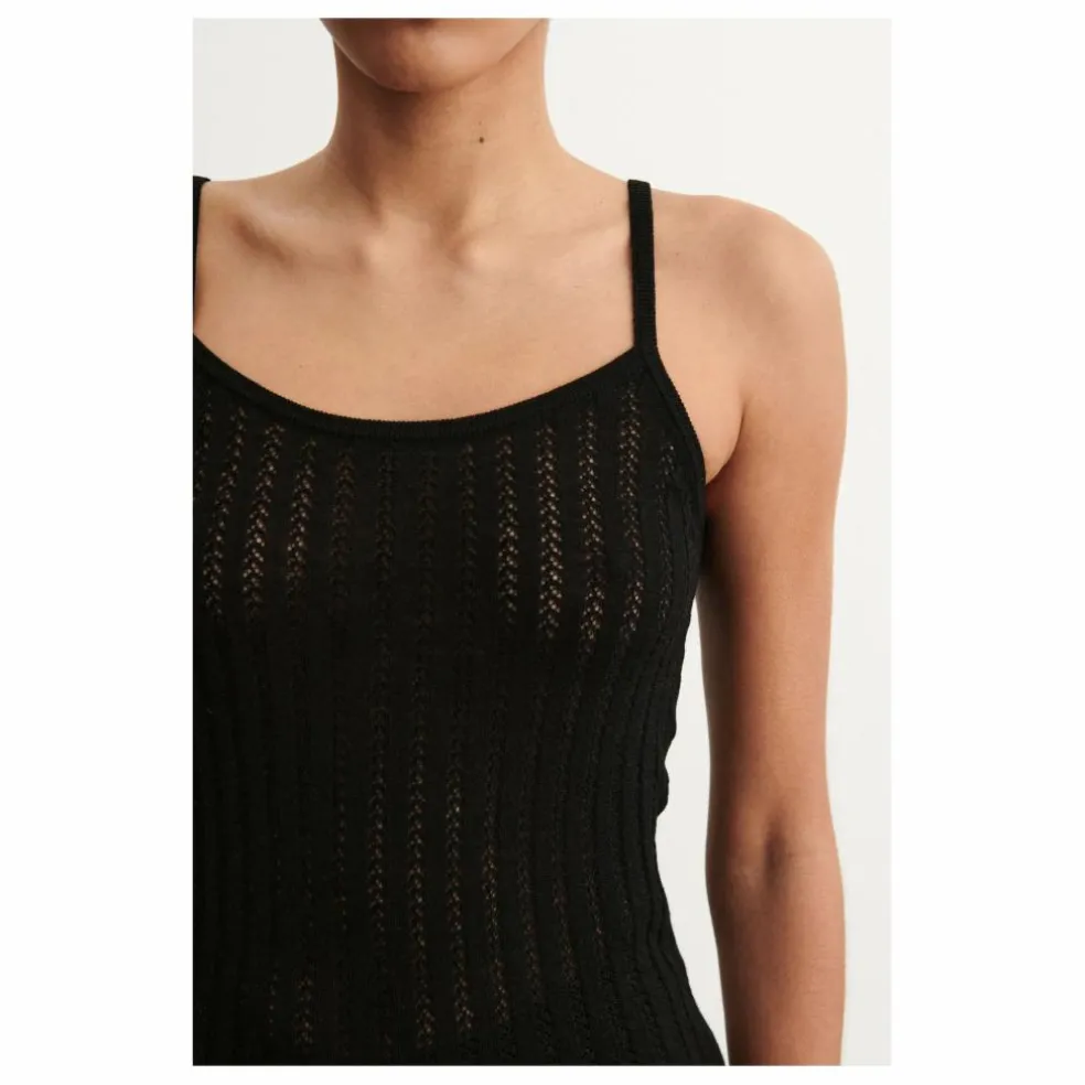 Débardeur Laine Mérinos - Collection Femme | Noir