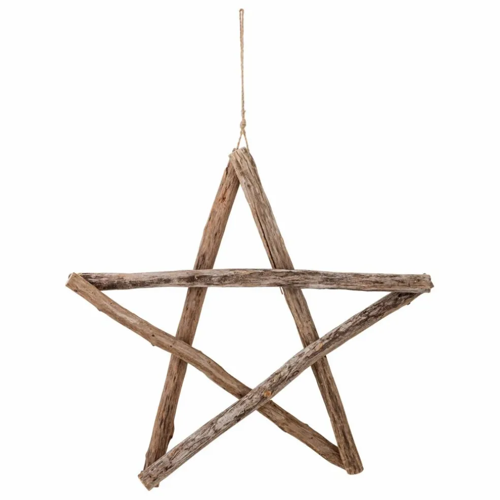 Décoration de Noël Etoile en bois