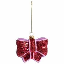 Décoration de Noël Nœud | Rose
