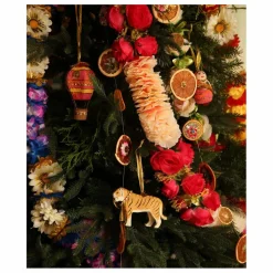 Décoration de Noël Tinsel | Jaune