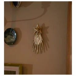 Décoration murale de Noël Wishing on a Christmas Star | Doré