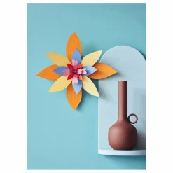 Décoration murale Fleur Apricot sorbet