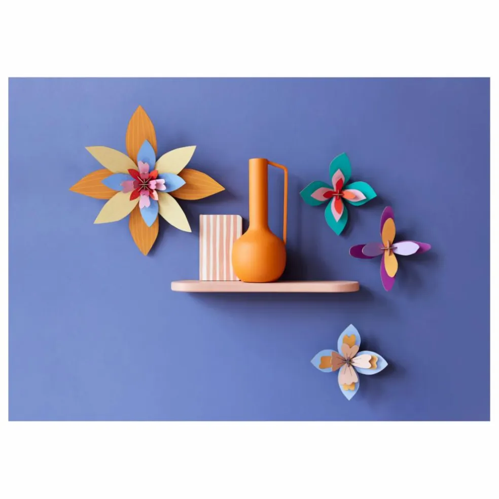 Décoration murale Fleur Apricot sorbet