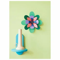 Décoration murale Fleur Pistache sorbet
