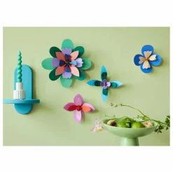 Décoration murale Fleur Pistache sorbet