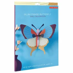 Décoration murale Fringe Butterfly | Prune