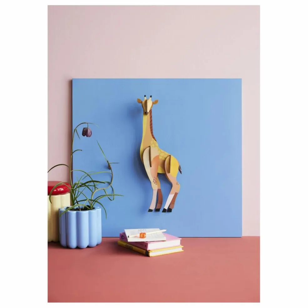 Décoration murale Girafe | Jaune