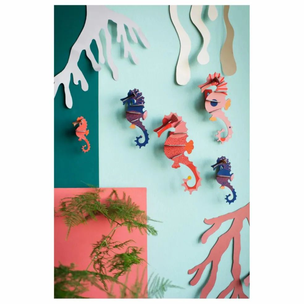 Décoration murale Hippocampes - Set de 5