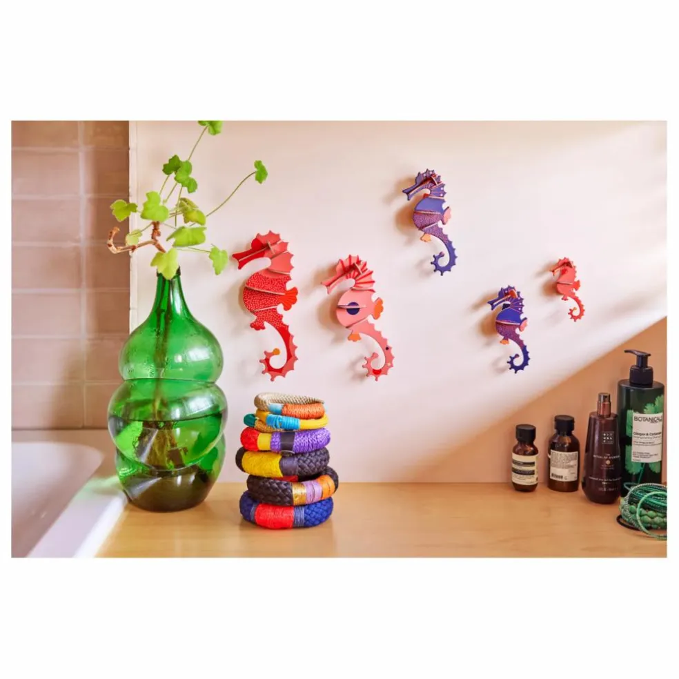Décoration murale Hippocampes - Set de 5