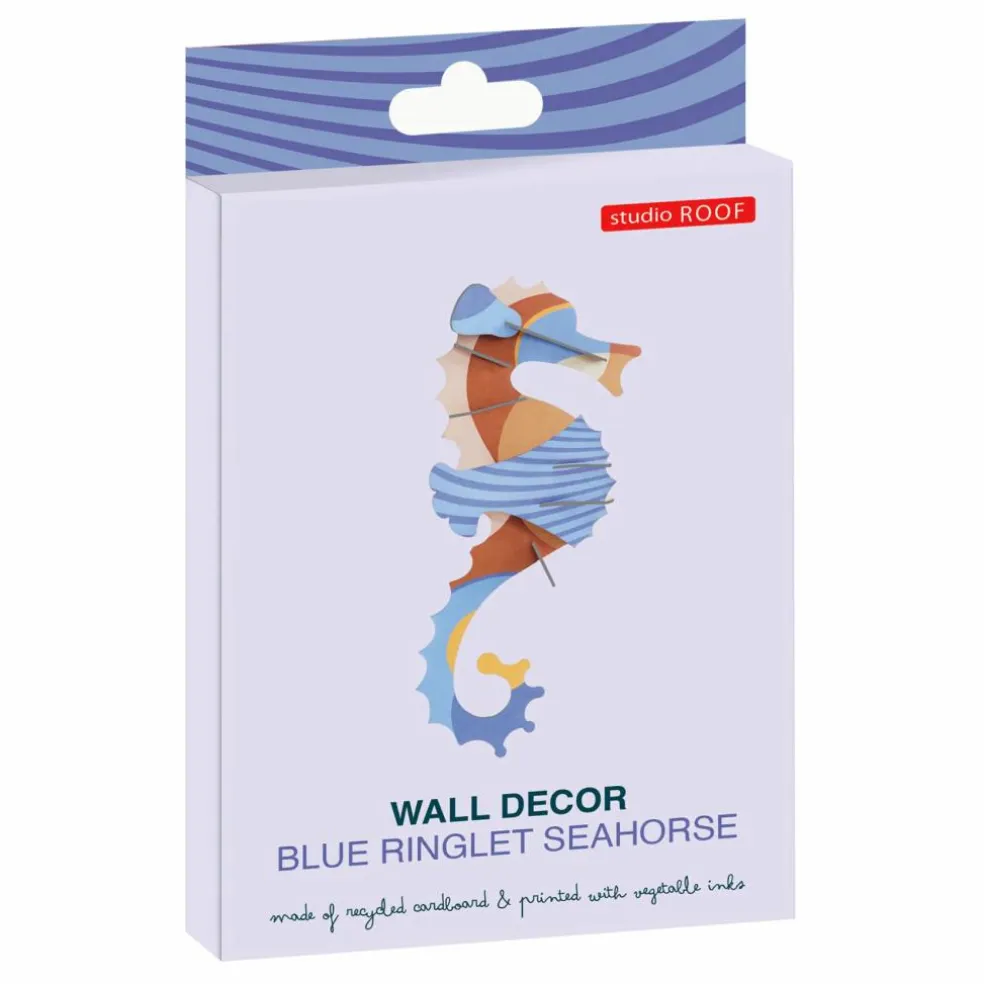 Décoration murale Hippocampe | Bleu