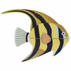 Décoration murale Poisson Ange | Jaune