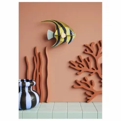 Décoration murale Poisson Ange | Jaune