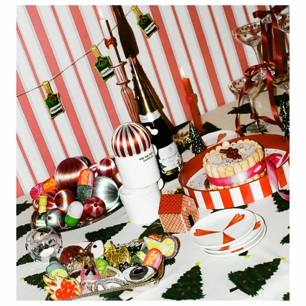 Décorations de Noël Chill Pill - Set de 4 | Vert