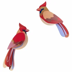 Décorations murales Cardinals - Set de 2 | Rouge