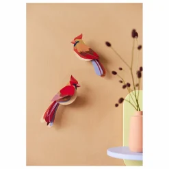 Décorations murales Cardinals - Set de 2 | Rouge