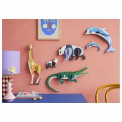 Décorations murales Dauphins - Set de 2 | Bleu ciel